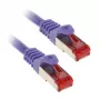 Καλώδιο Patch InLine S/FTP PiMF Cat.6 250MHz PVC Χαλκός μωβ 2m