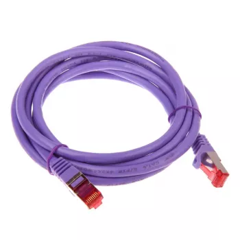 Καλώδιο Patch InLine S/FTP PiMF Cat.6 250MHz PVC Χαλκός μωβ 2m