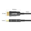 Καλώδιο HDMI UNITEK C11072BK-50M 50m 18 Gbit/s 2.0 Μαύρο