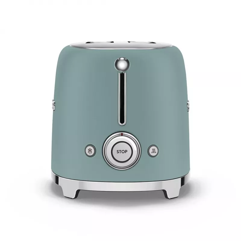 Τοστιέρα Smeg TSF01EGMEU 6 2 φέτες 950 W χρώμιο, πράσινο