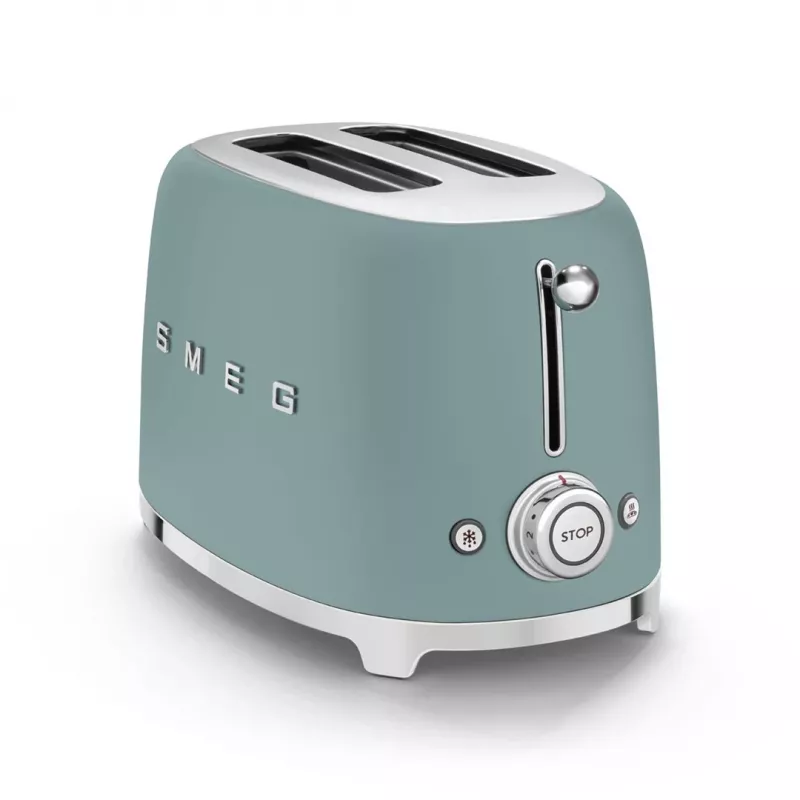 Τοστιέρα Smeg TSF01EGMEU 6 2 φέτες 950 W χρώμιο, πράσινο