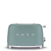 Τοστιέρα Smeg TSF01EGMEU 6 2 φέτες 950 W χρώμιο, πράσινο