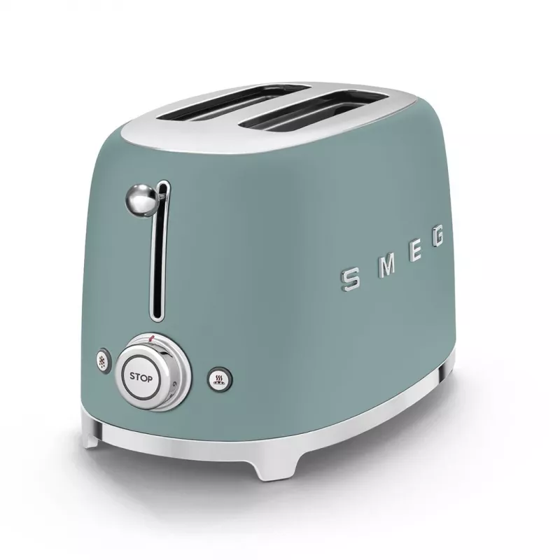 Τοστιέρα Smeg TSF01EGMEU 6 2 φέτες 950 W χρώμιο, πράσινο