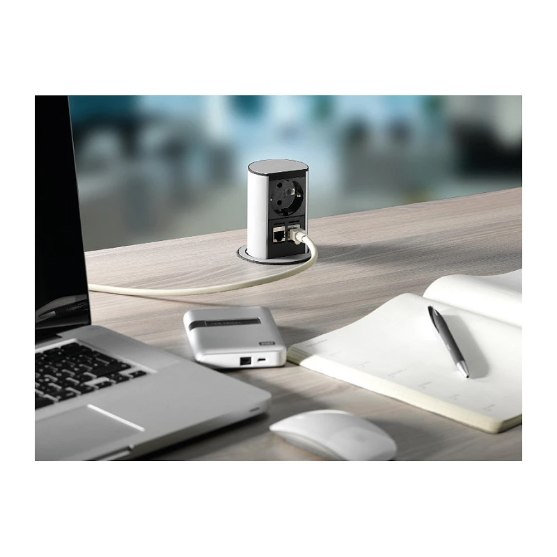 Elevator 1x πρίζα σούκο 1xCAT6 1xUSB3.0 - αξεσουάρ τροφοδοσίας