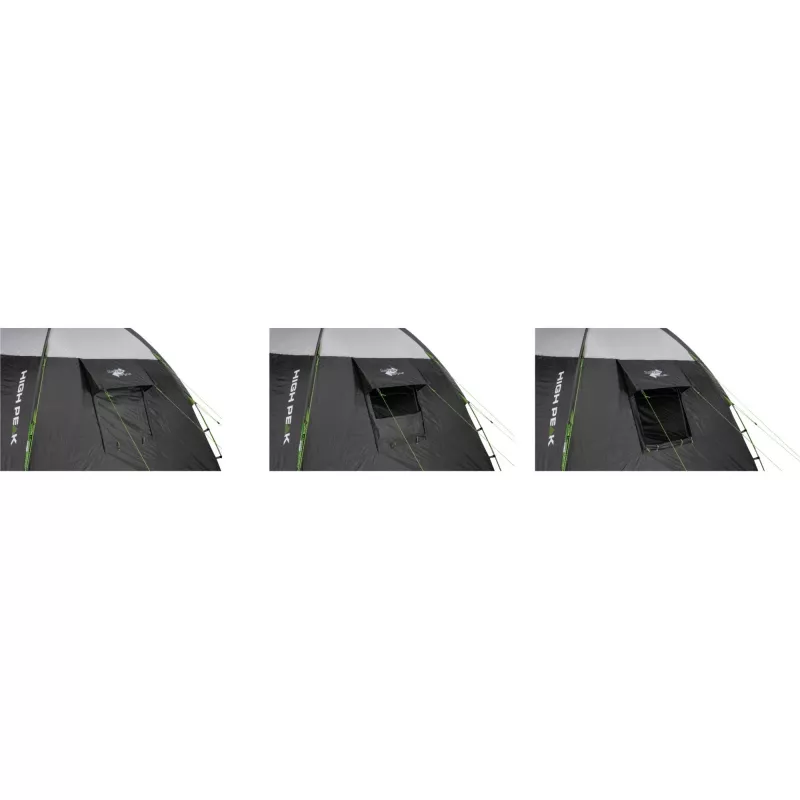 High Peak Santiago 5.0 Green, Grey σκηνή vis-a-vis 11802