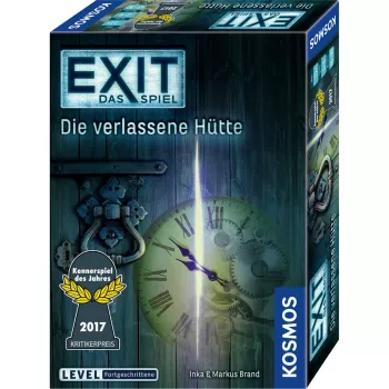 EXIT - Το παιχνίδι - Η εγκαταλελειμμένη καλύβα, παιχνίδι πάρτι Kennerspiel des Jahres 2017