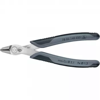 KNIPEX Super Knips XL ESD - Κόφτης σύρματος - 1,23 cm - 9,2 mm - 2,1 mm - 9,2 mm - Προστασία από ηλεκτροστατική εκφόρτιση (ESD)