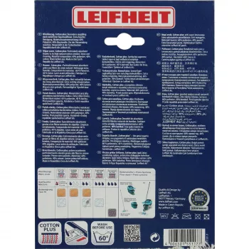 Κεφαλή σφουγγαρίστρας Leifheit 55117 ελεφαντόδοντο τυρκουάζ ανταλλακτική κεφαλή για συστήματα σφουγγαρίσματος