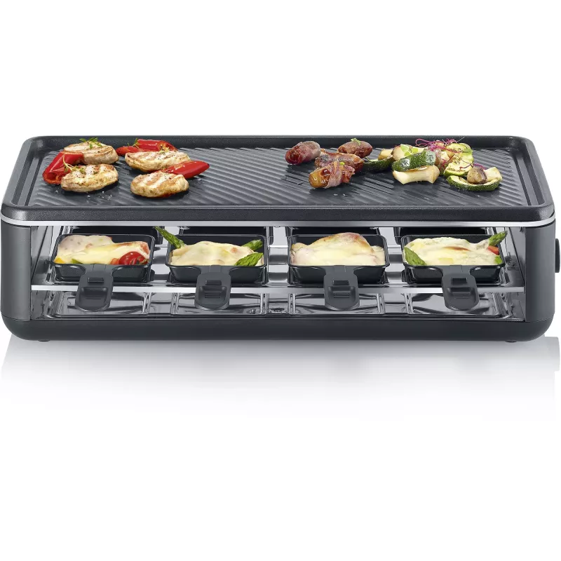 Severin RG 2365 Raclette Grill 8 άτομα 1300 W μαύρο