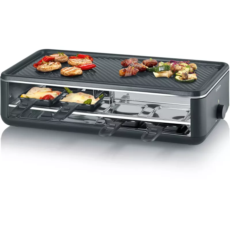 Severin RG 2365 Raclette Grill 8 άτομα 1300 W μαύρο