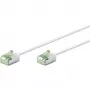 Goobay 74361 Cat 8.1 U/FTP Slim-Patchkabel, λευκό, 2 m