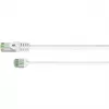 Goobay 74361 Cat 8.1 U/FTP Slim-Patchkabel, λευκό, 2 m