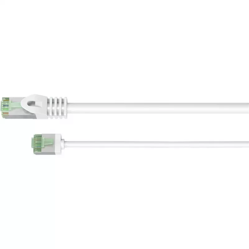 Goobay 74361 Cat 8.1 U/FTP Slim-Patchkabel, λευκό, 2 m
