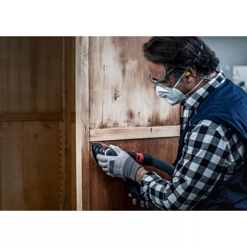 Φύλλο λείανσης τρίγωνο Bosch C470 K80 93×93 mm