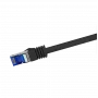LogiLink C6A023S Καλώδιο Δικτύου Μαύρο 0,5 m Cat6a S/FTP (S-STP) (C6A023S)