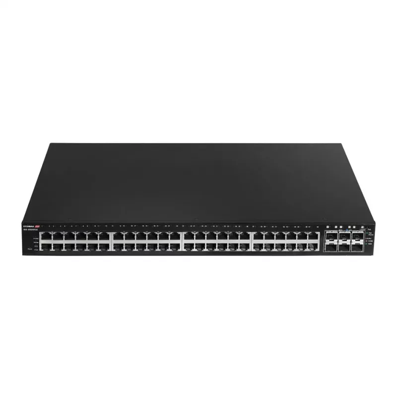 Switch EDIMAX IGS-5654PLX 54-Port Gigabit PoE+ με 6x 10GbE SFP