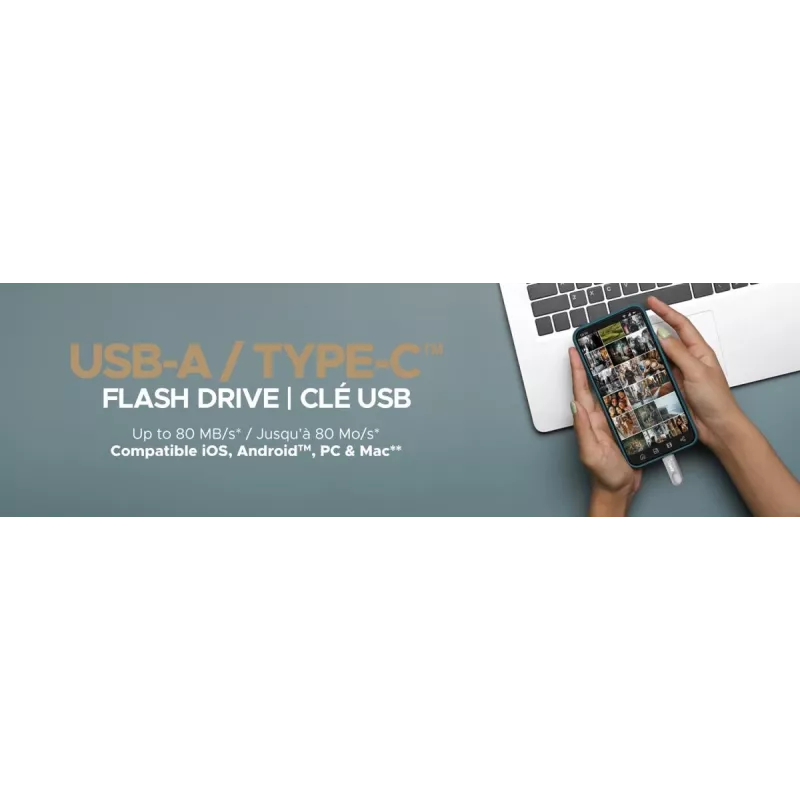 USB stick Emtec 128 GB USB Type-A USB Type-C D280
