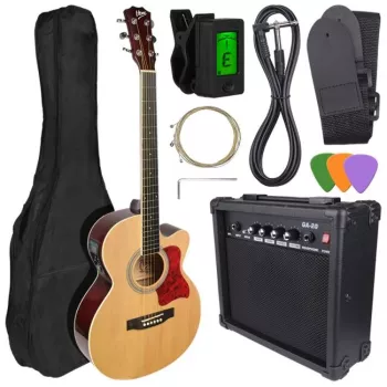 V-TONE EAG SET NT - Σετ (4/4 ηλεκτροακουστική κιθάρα, φυσικό + ενισχυτής)