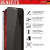 Displex Privacy Full Κάλυμμα Προστασίας Οθόνης Apple iPhone 14 Pro Tempered Glass
