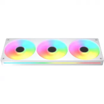 COUGAR Unity360-FB 360mm Single-Frame ARGB PWM Reversed Fan, 120mm x3, 700–1600 RPM, FDB, λευκό