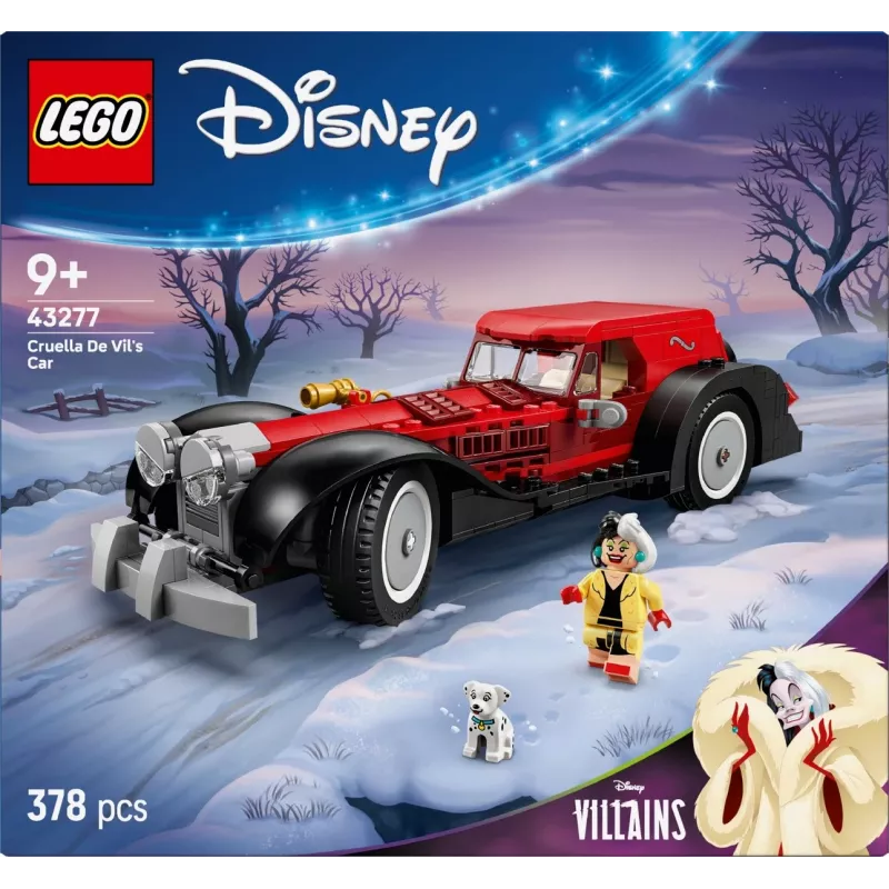 LEGO Σετ Cruella De Vils Αυτοκίνητο 43277 – Συλλεκτικό σετ κατασκευής