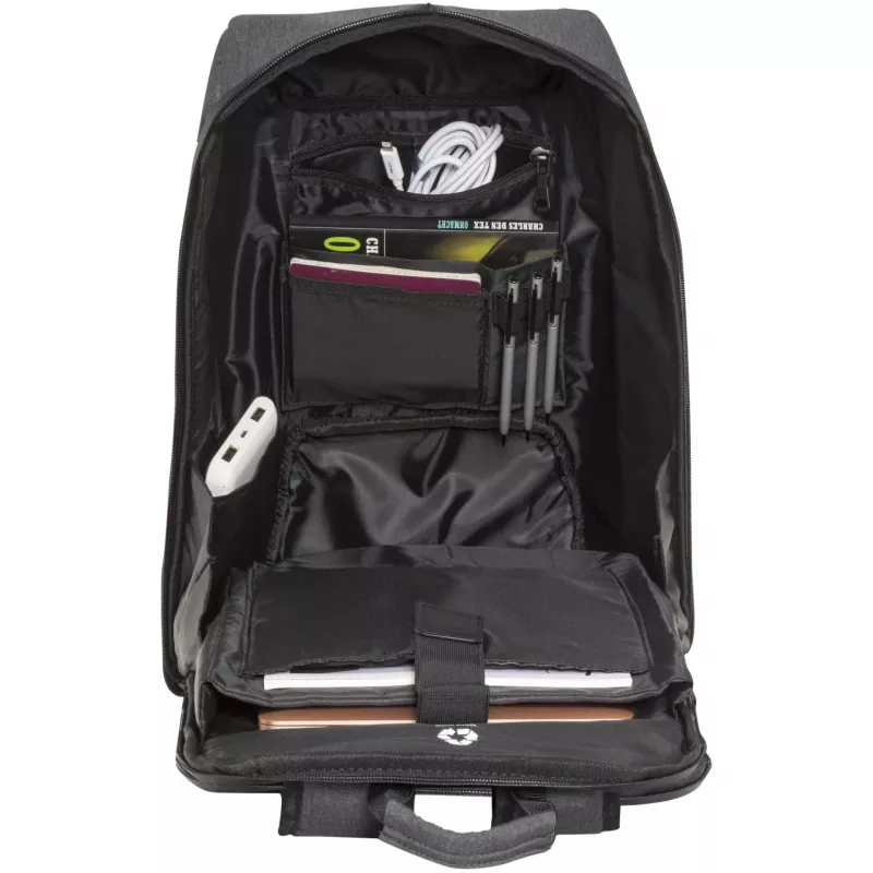 DBRAMANTE1928 Christiansborg - Recycled Backpack 16 - Charcoal