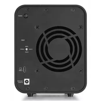 TerraMaster D5 HYBRID Συστοιχία δίσκων Desktop Μαύρο 5 θέσεις HDD SSD