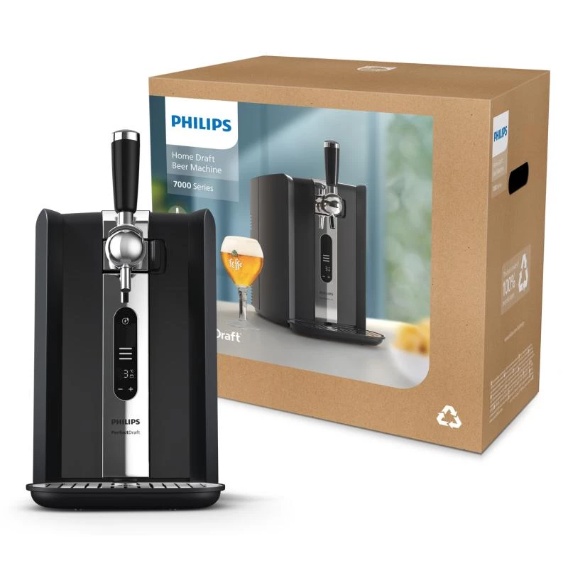 Συσκευή βαρελιού μπίρας Philips HD3770/90 PerfectDraft, μαύρη, συμβατή με βαρέλια 6 λίτρων