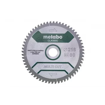 Δίσκος δισκοπρίονου Metabo 628066000 21,6 cm