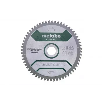 Δίσκος δισκοπρίονου Metabo 628066000 21,6 cm
