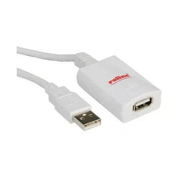 ROLINE Καλώδιο επέκτασης USB – USB (υποδοχή θηλυκή) σε USB (βύσμα αρσενικό)