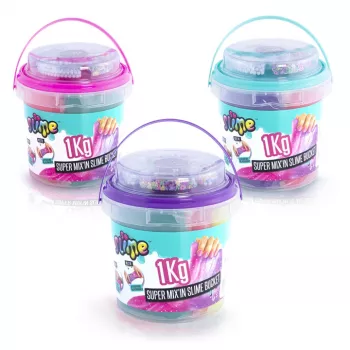 Slime Canal Toys Slime Super Bucket 1kg Πολύχρωμο 6 ετών