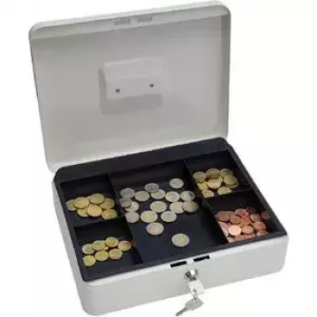 Κασετίνα χρημάτων WEDO Μέγεθος 4 Λευκό