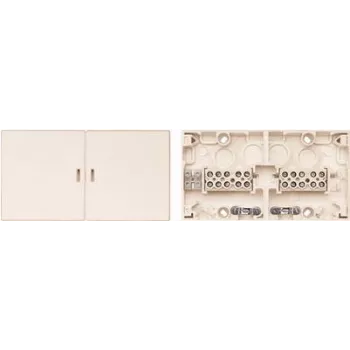 Merten 521044 πρίζα σύνδεσης συσκευής χωνευτή/επίτοιχη, λευκή