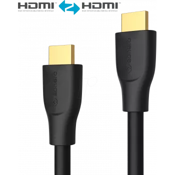 sonero X-PHC010-050 Καλώδιο HDMI, 5 m, Μαύρο