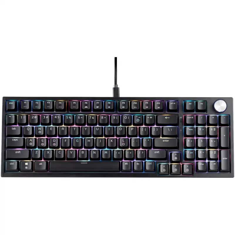 XPG Πληκτρολόγιο Gaming SORCERER US Layout μαύρο retail (75261466)