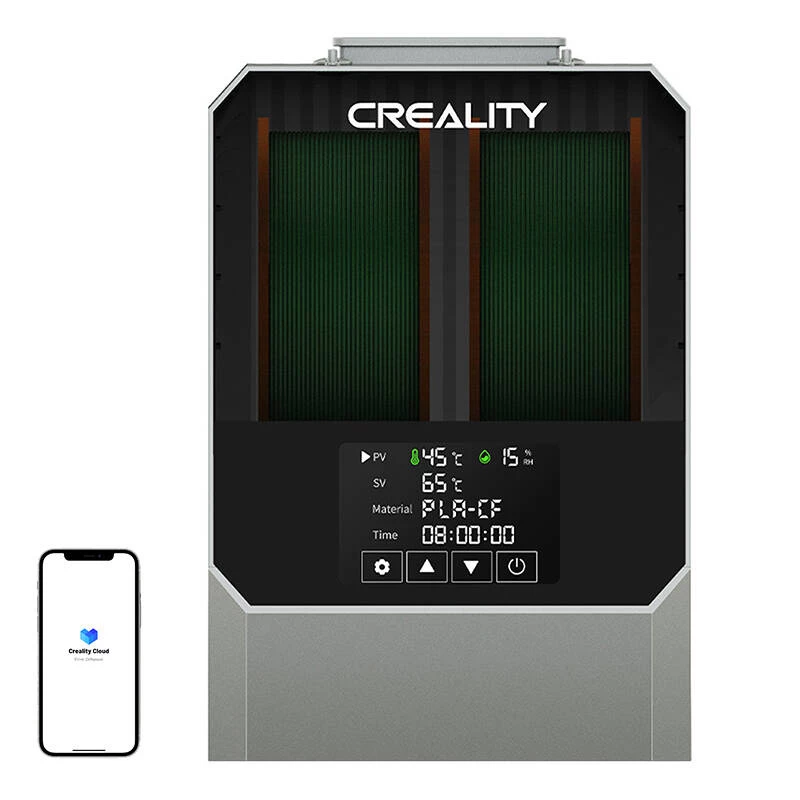 Στεγνωτήριο filament Creality Space Pi Plus — γκρι, για νήματα 3D εκτυπωτή, 1 τεμ.