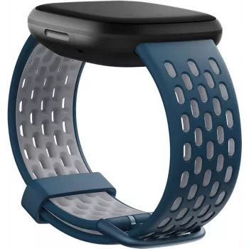 Fitbit FB174SBNVGYL - βραχιόλι - μπλε - γκρι - Fitbit - Sense - Versa 3 - αλουμίνιο - σιλικόνη - ανοξείδωτο ατσάλι
