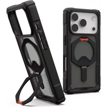 UAG Urban Armor Gear Plasma XTE MagSafe Kickstand Case | Apple iPhone 17 Pro | μαύρο/pop orange | 114527114097 (114527114097)