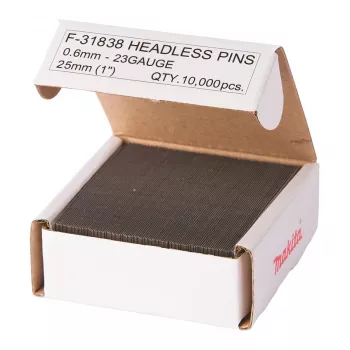 Makita F-31838 γαλβανισμένα καρφιά, 0,6 x 25 mm, 23 Ga, 10000 τεμ.
