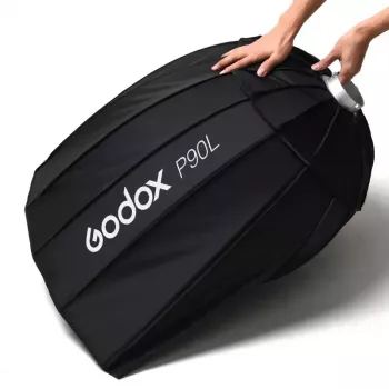 Softbox Godox P90L 90cm Μαύρο Νάιλον Πολυεστέρας με διαχύτες