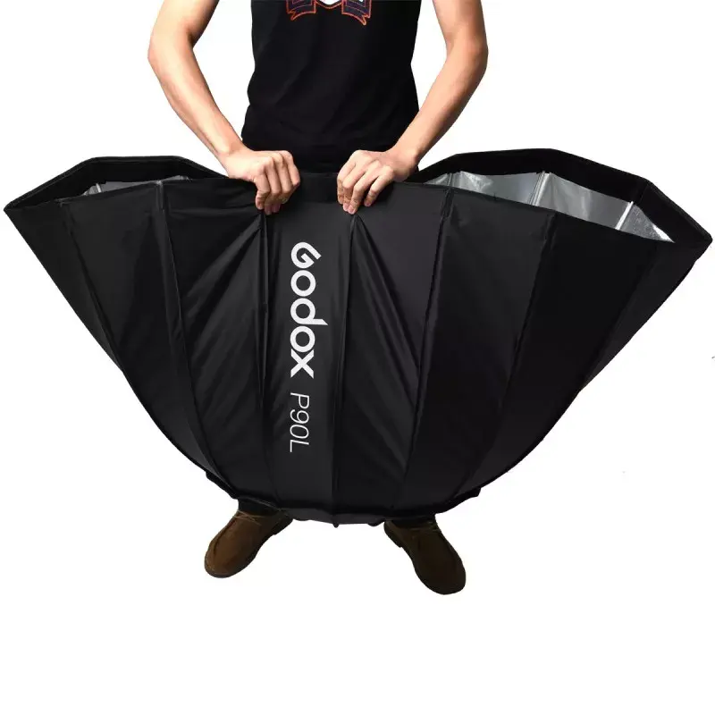 Softbox Godox P90L 90cm Μαύρο Νάιλον Πολυεστέρας με διαχύτες