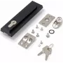 Triton RAX-MS-X35-X2 Μεταλλική περιστρεφόμενη λαβή με κλειδαριά για ερμάρια, 2 κλειδιά