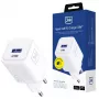 Φορτιστής τοίχου 3MK Hyper Charger PD 33W GaN QC4+ λευκό – USB-C PD 33W, GaN, Quick Charge 4+
