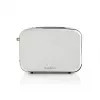 Nedis KABT510EWT Τοστιέρα, 2 φαρδιές υποδοχές, Soft-Touch, λευκό