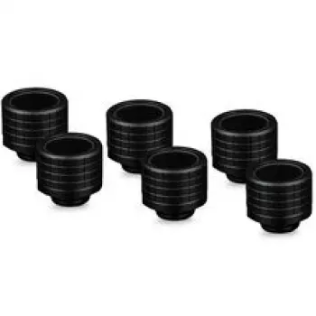 Thermal Grizzly Thermal Interface Fitting DeltaMate Fitting HT16 Μαύρο (Συσκευασία 6 τεμ.)