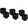 Thermal Grizzly Thermal Interface Fitting DeltaMate Fitting HT16 Μαύρο (Συσκευασία 6 τεμ.)