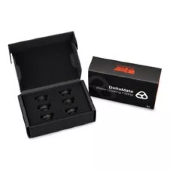 Thermal Grizzly DeltaMate Plug - Μαύρο (Συσκευασία 6 τεμ.) (TG-DM-FIT-6009)