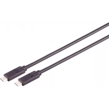 Καλώδιο USB S/CONN 13-63035 USB4 Gen 3x2 2 m USB-C μαύρο