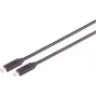Καλώδιο USB S/CONN 13-63035 USB4 Gen 3x2 2 m USB-C μαύρο